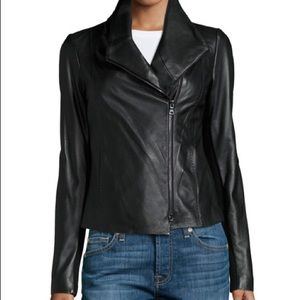 Vince Scuba Leather Jacket